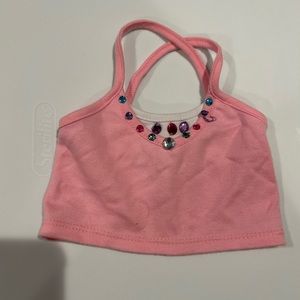 Build A Bear Cross Back Top